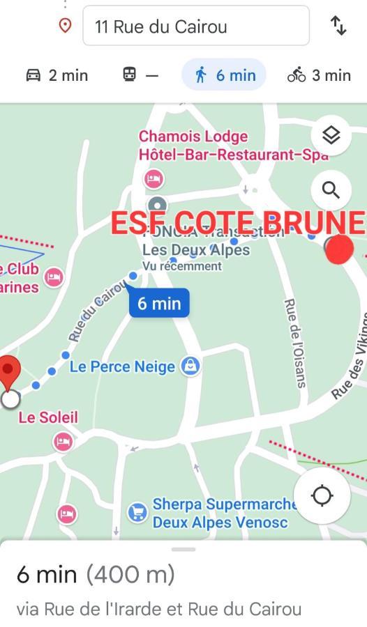 Centre 10Mn Pied Pistes Et Jandri 3S Vue Muzelle 8 Pers Wifi Leilighet Les Deux Alpes Eksteriør bilde